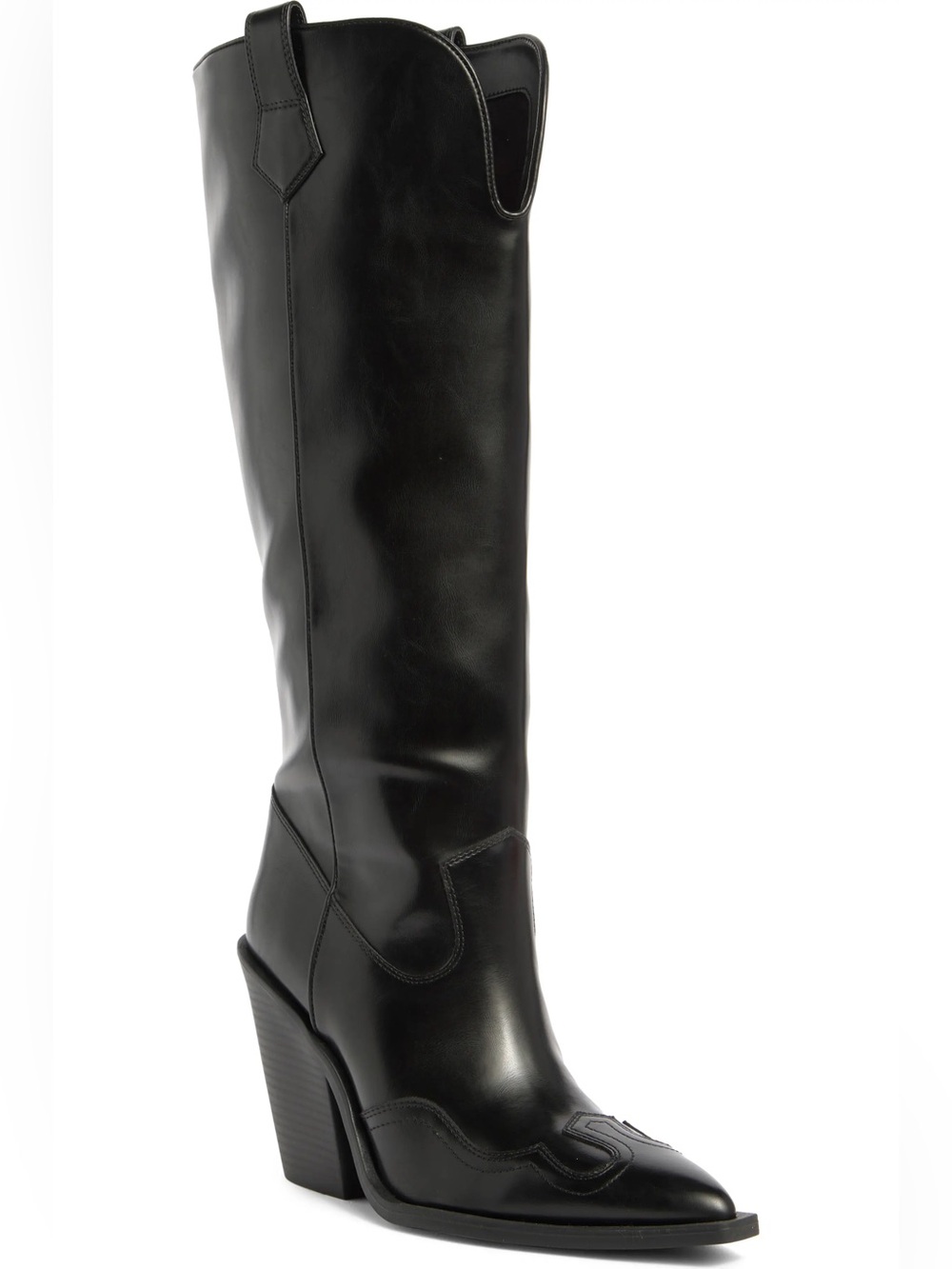 Abound “Zahra” Tall Western Block-Heel Boot
